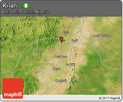 Satellite 3D Map of Kilari