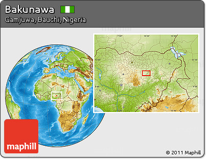 Physical Location Map of Bakunawa