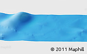 Shaded Relief Panoramic Map of the area around 10° 38' 32" N, 111° 25' 30" E