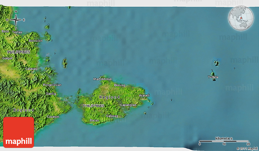 Map Of Taytay Palawan Satellite 3D Map Of Taytay