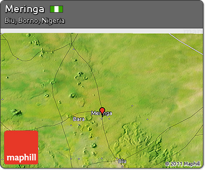 Satellite 3D Map of Meringa