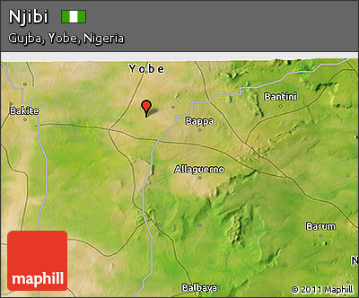 Satellite 3D Map of Njibi