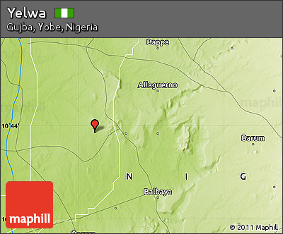 Physical Map of Yelwa