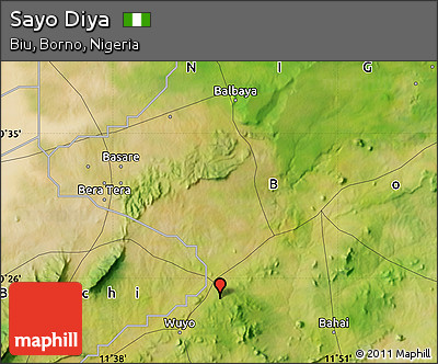 Satellite Map of Sayo Diya