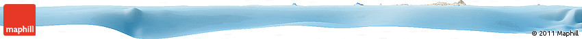 Shaded Relief Horizon Map of Cocoro