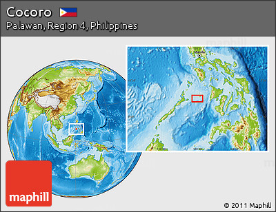 Physical Location Map of Cocoro