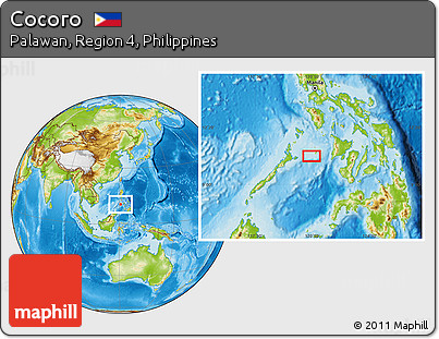 Physical Location Map of Cocoro