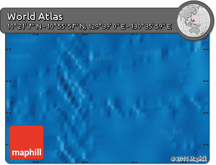 Physical Map of the Area around 10° 38' 32" N, 130° 7' 30" E