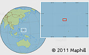 Savanna Style Location Map of the area around 10° 38' 32" N, 133° 31' 30" E