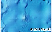 Shaded Relief Map of the area around 10° 38' 32" N, 135° 13' 29" E
