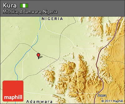 Physical 3D Map of Kura