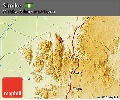 Physical 3D Map of Simike