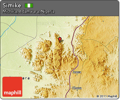 Physical 3D Map of Simike