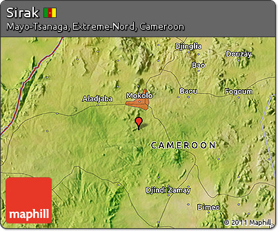 Satellite 3D Map of Sirak