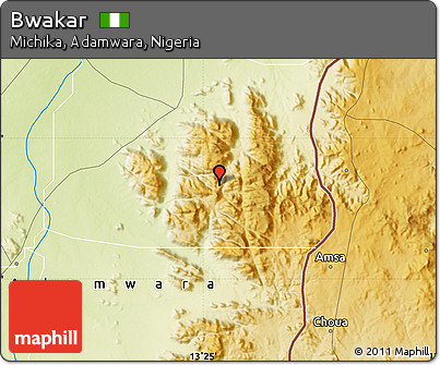 Physical Map of Bwakar