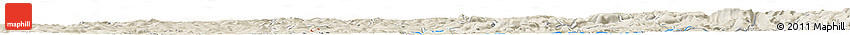 Shaded Relief Horizon Map of Barkéré