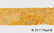 Political Panoramic Map of Barkéré