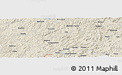 Shaded Relief Panoramic Map of Barkéré