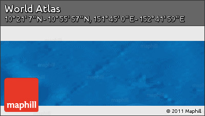 Political Panoramic Map of the Area around 10° 38' 32" N, 152° 13' 29" E