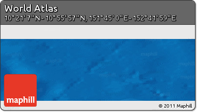 Political Panoramic Map of the Area around 10° 38' 32" N, 152° 13' 29" E
