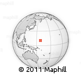 Outline Map of the Area around 10° 38' 32" N, 158° 10' 30" E, rectangular outline