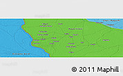 Political Panoramic Map of Mifa
