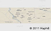 Shaded Relief Panoramic Map of Mifa