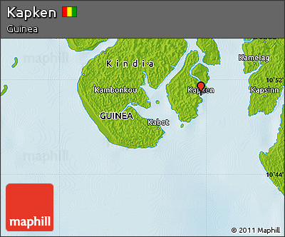 Physical Map of Kapken