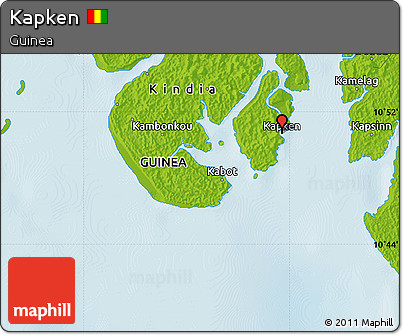Physical Map of Kapken