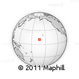 Outline Map of the Area around 10° 38' 32" N, 163° 7' 30" W, rectangular outline