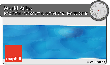 Political Panoramic Map of the Area around 10° 38' 32" N, 168° 22' 30" E
