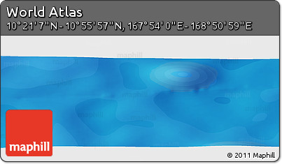 Political Panoramic Map of the Area around 10° 38' 32" N, 168° 22' 30" E