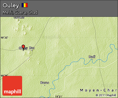 Physical Map of Ouley