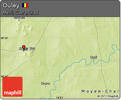 Physical Map of Ouley