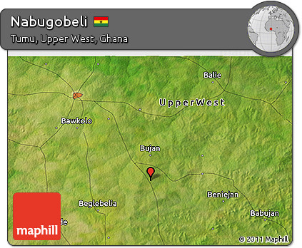 Satellite 3D Map of Nabugobeli