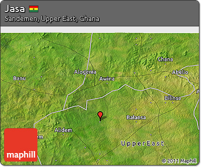 Satellite 3D Map of Jasa