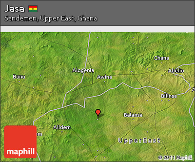 Satellite 3D Map of Jasa