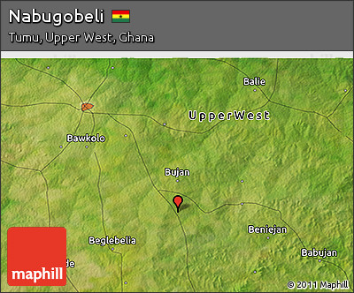 Satellite 3D Map of Nabugobeli