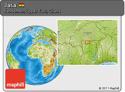 Physical Location Map of Jasa