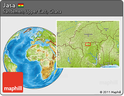 Physical Location Map of Jasa