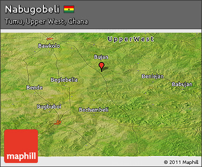 Satellite Panoramic Map of Nabugobeli