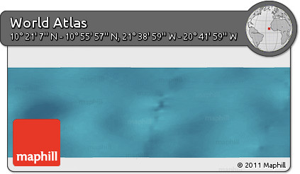 Satellite Panoramic Map of the Area around 10° 38' 32" N, 21° 10' 29" W