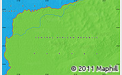 Political Map of the area around 10° 38' 32" N, 22° 10' 29" E