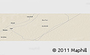 Shaded Relief Panoramic Map of the area around 10° 38' 32" N, 23° 52' 30" E