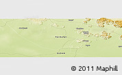 Physical Panoramic Map of the area around 10° 38' 32" N, 29° 49' 30" E