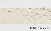 Shaded Relief Panoramic Map of the area around 10° 38' 32" N, 29° 49' 30" E