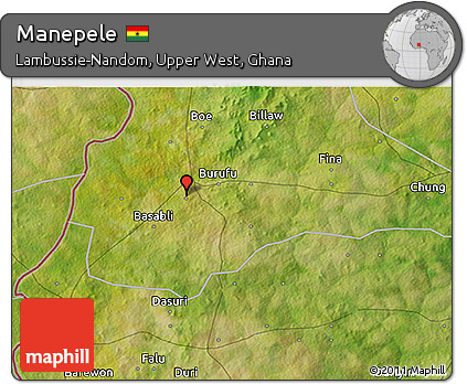 Satellite 3D Map of Manepele