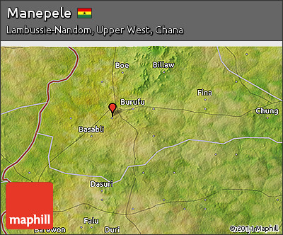 Satellite 3D Map of Manepele