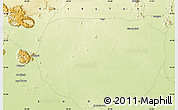 Physical Map of the area around 10° 38' 32" N, 30° 40' 29" E