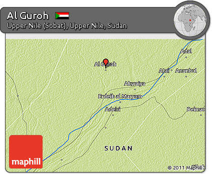 Physical 3D Map of Al Guroh